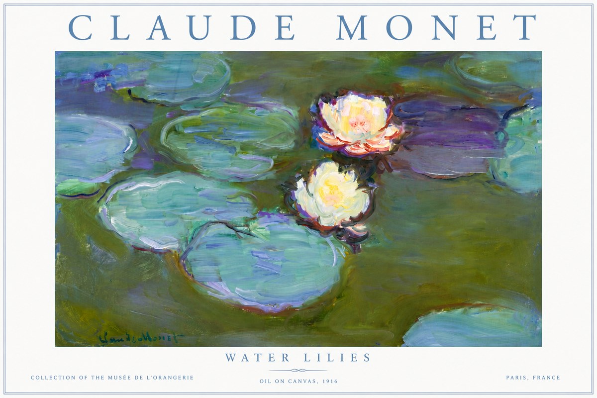 Monet Water Lilies II No5 - Poszter