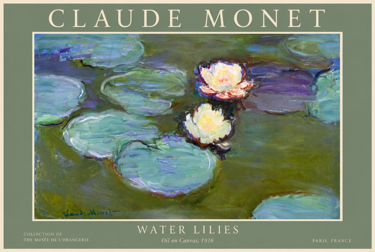 Monet Water Lilies II No6 - Poszter
