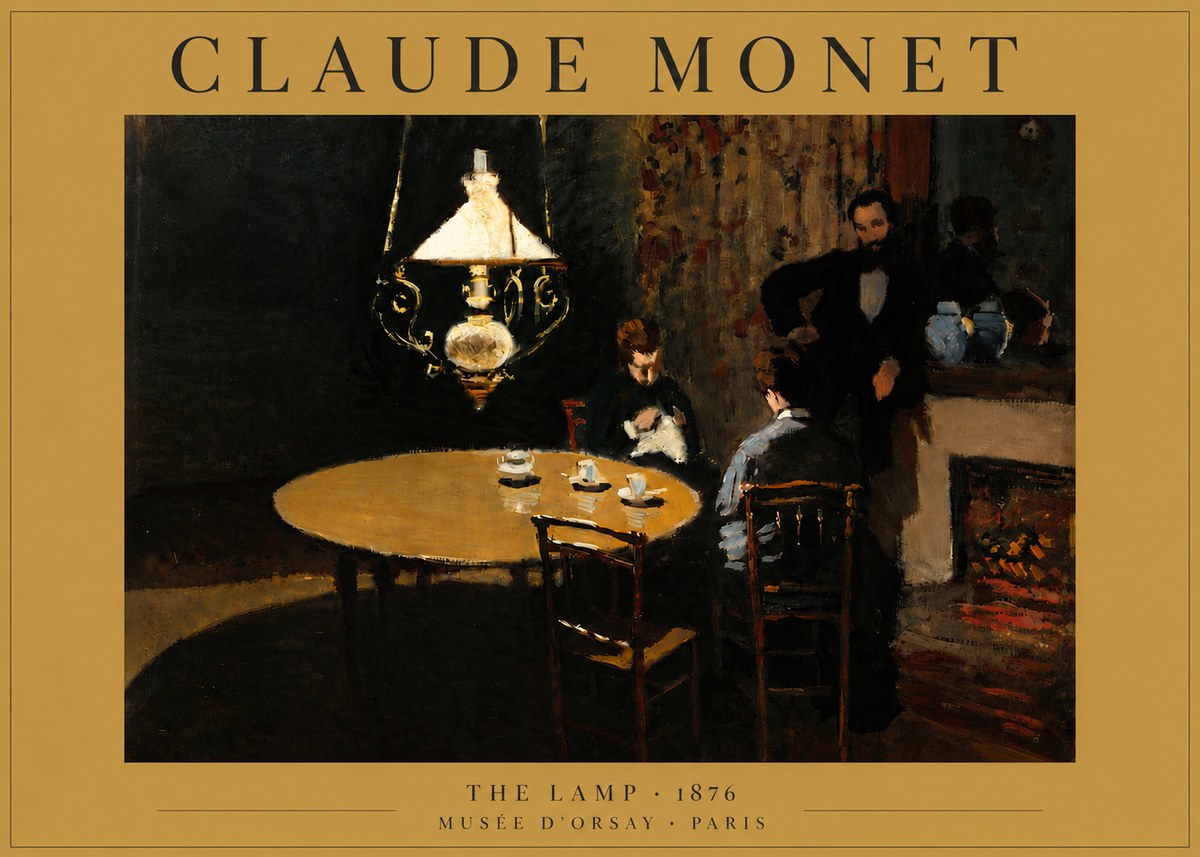 Monet The Lamp No6 - Poszter