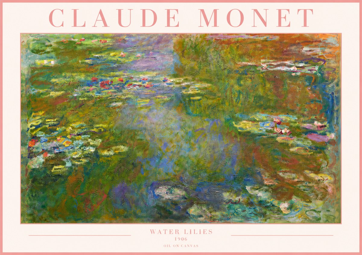 Monet Water Lilies III No3 - Poszter