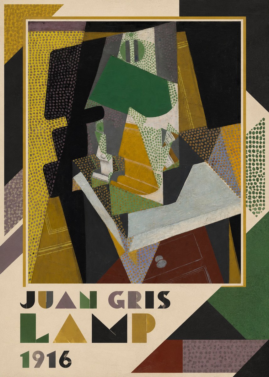 Juan Gris Lamp No1 - Poszter