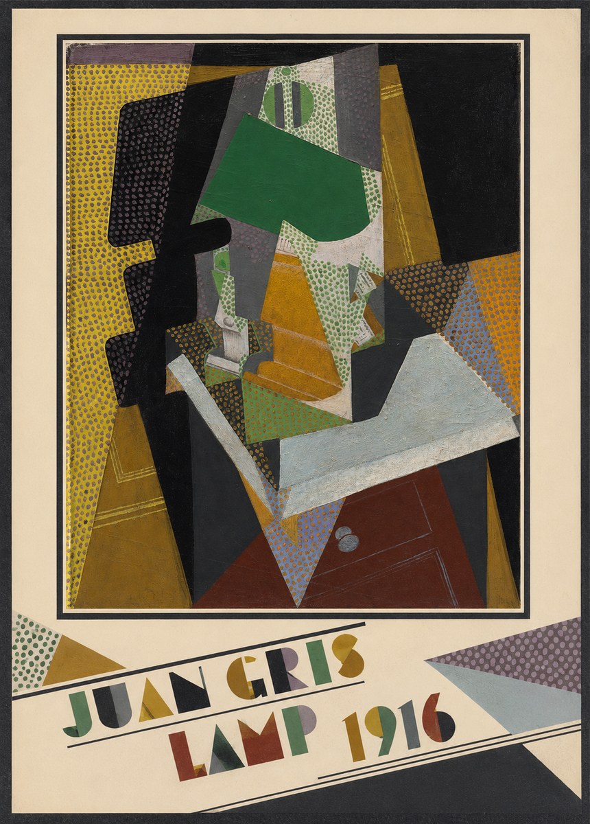 Juan Gris Lamp No3 - Poszter