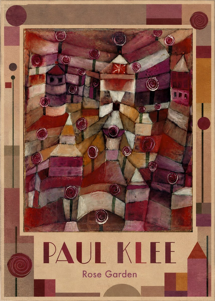 Paul Klee Rose Garden No1 - Poszter