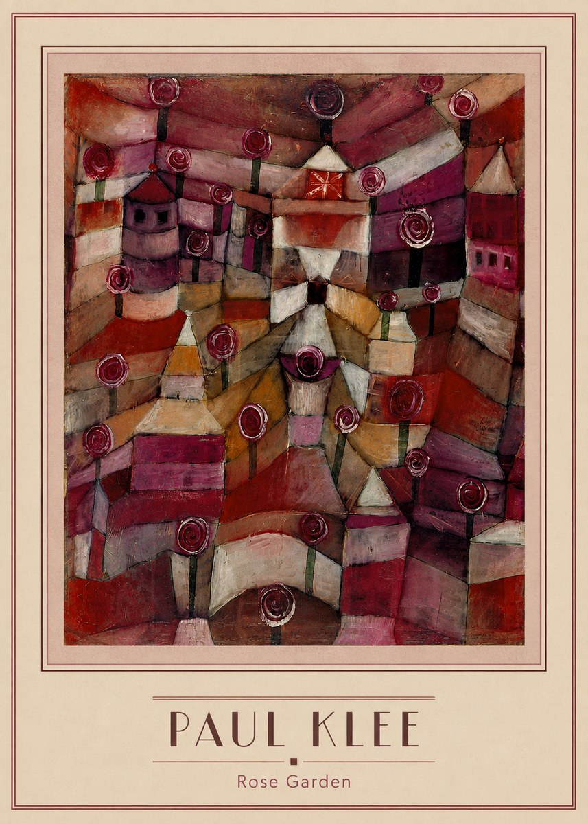 Paul Klee Rose Garden No3 - Poszter