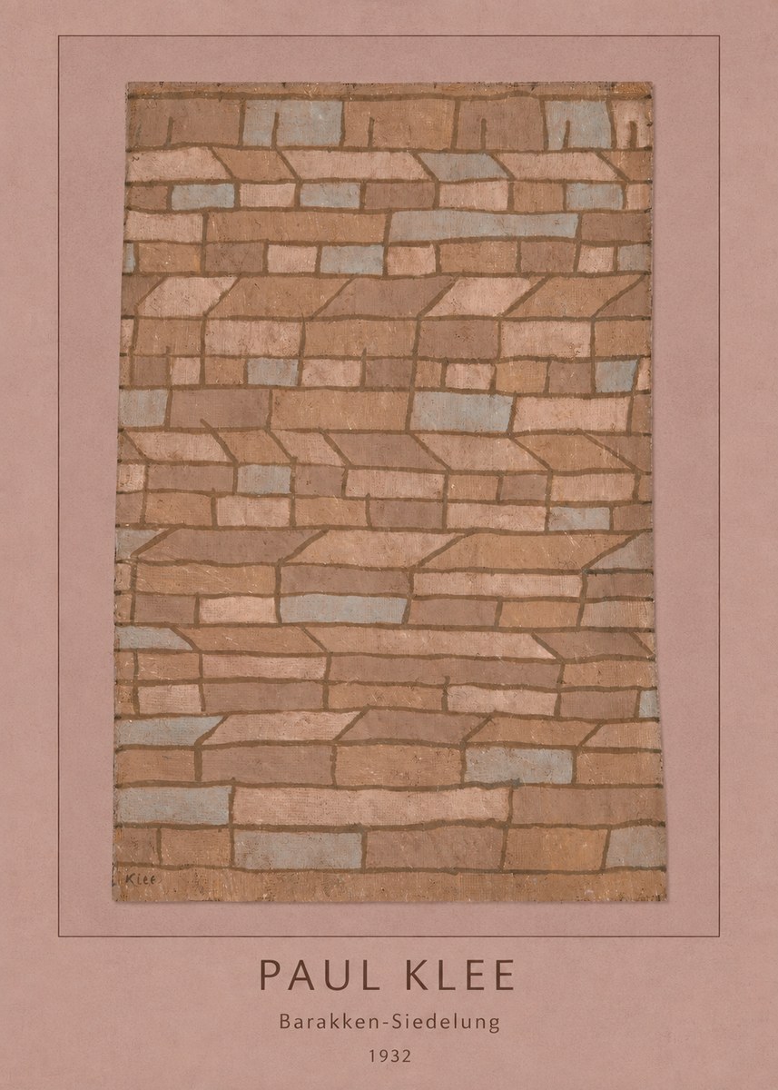 Paul Klee Barakken-siedelung No4 - Poszter