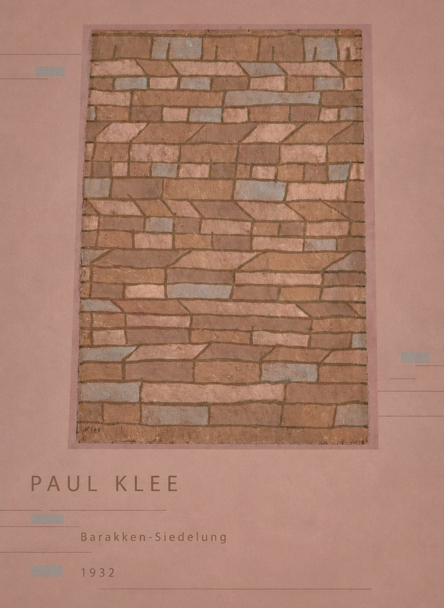 Paul Klee Barakken-siedelung No6 - Poszter