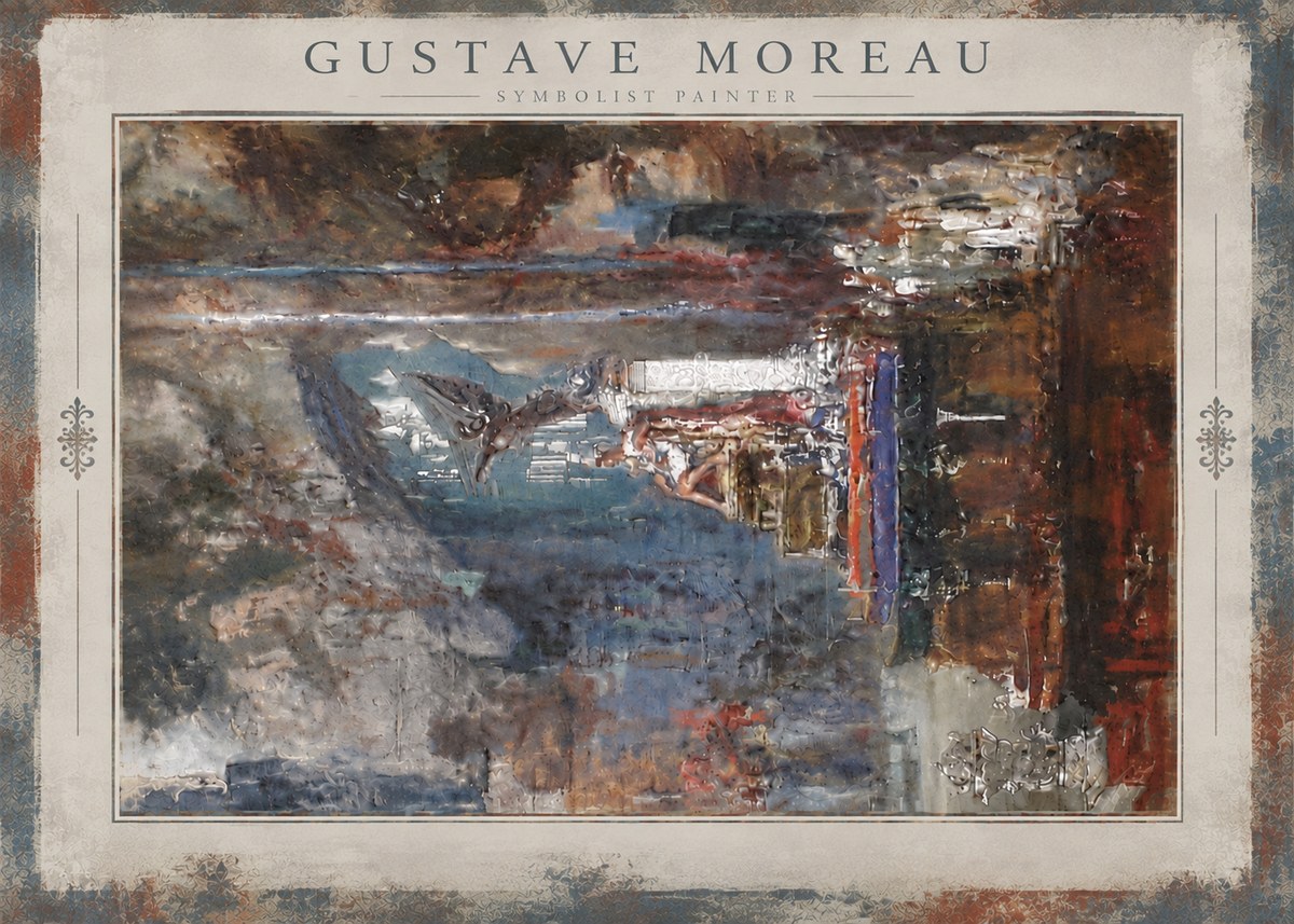 Gustave Moreau Visionary Composition No5 - Poszter