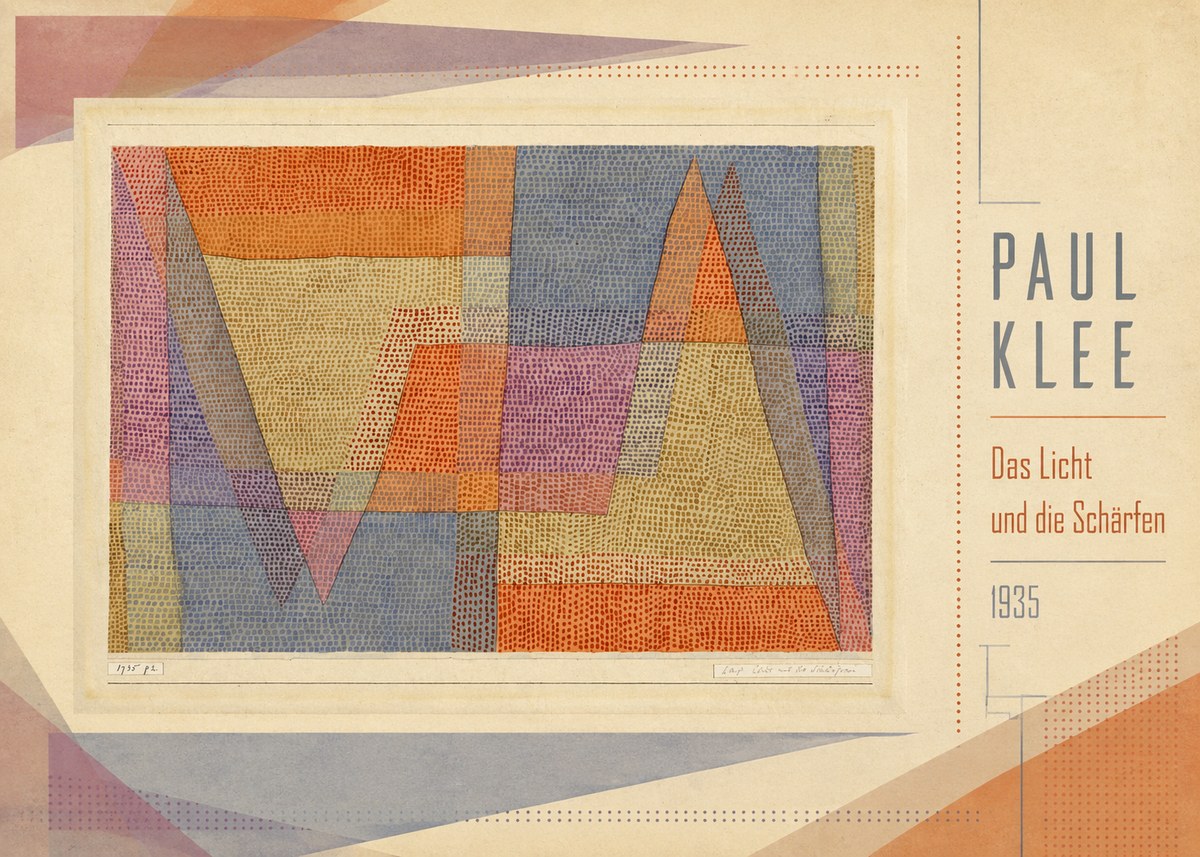 Paul Klee Das Licht Und Die Schärfen No3 - Poszter
