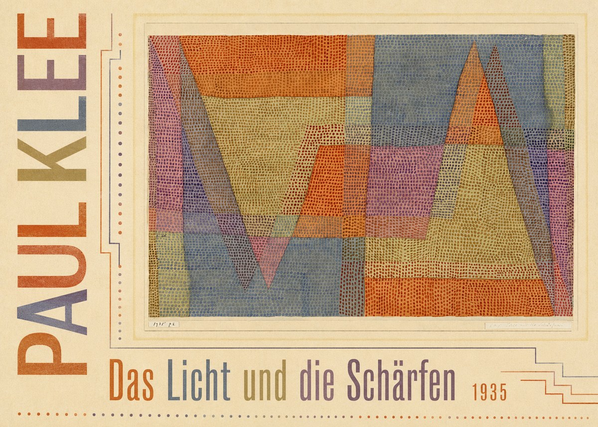 Paul Klee Das Licht Und Die Schärfen No5 - Poszter
