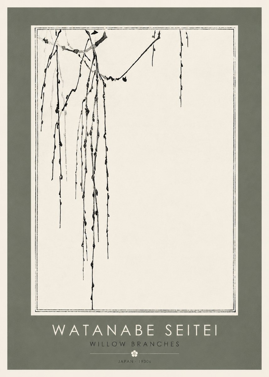 Watanabe Seitei Willow Branches I No2 - Poszter