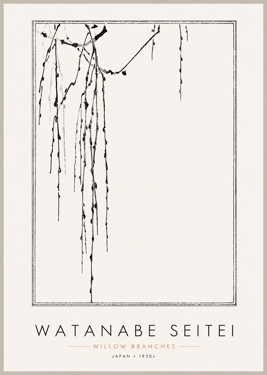 Watanabe Seitei Willow Branches I No3 - Poszter