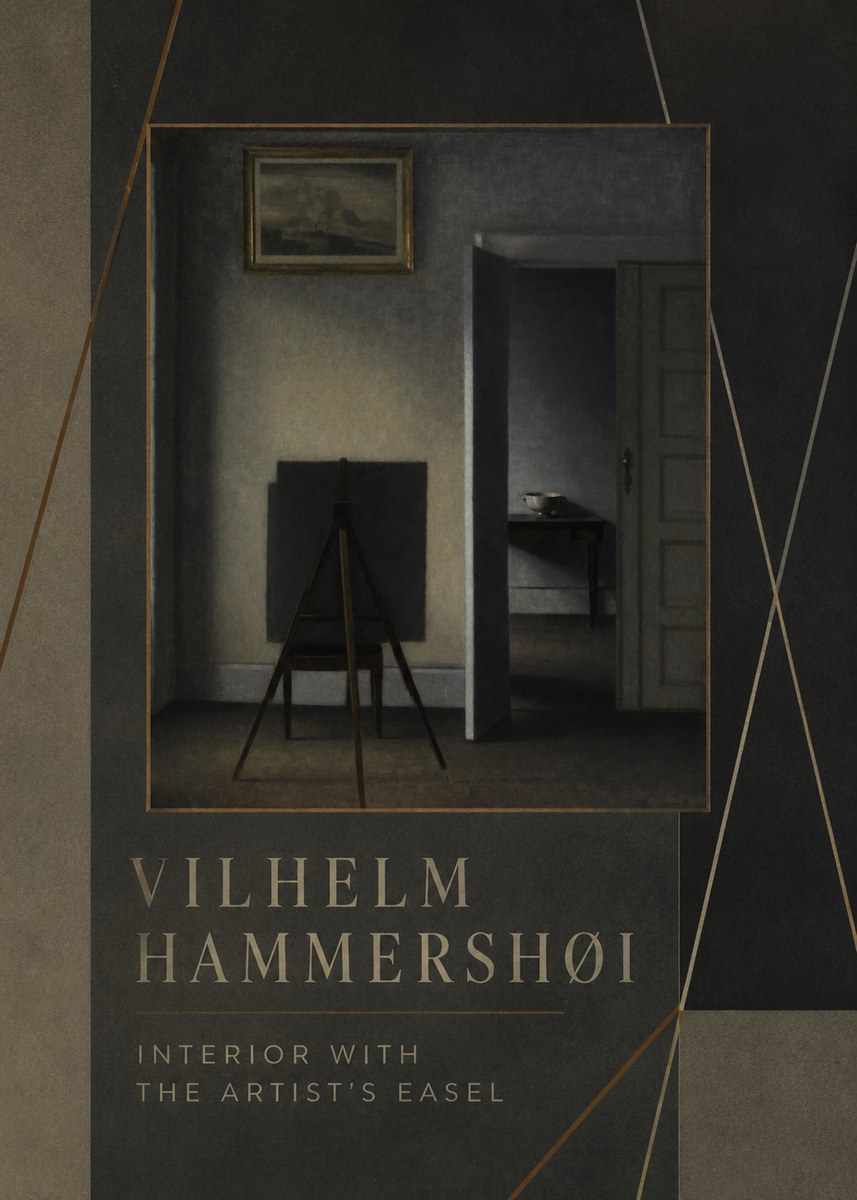 Vilhelm Hammershøi Interior with the Artist's Easel I No4 - Poszter