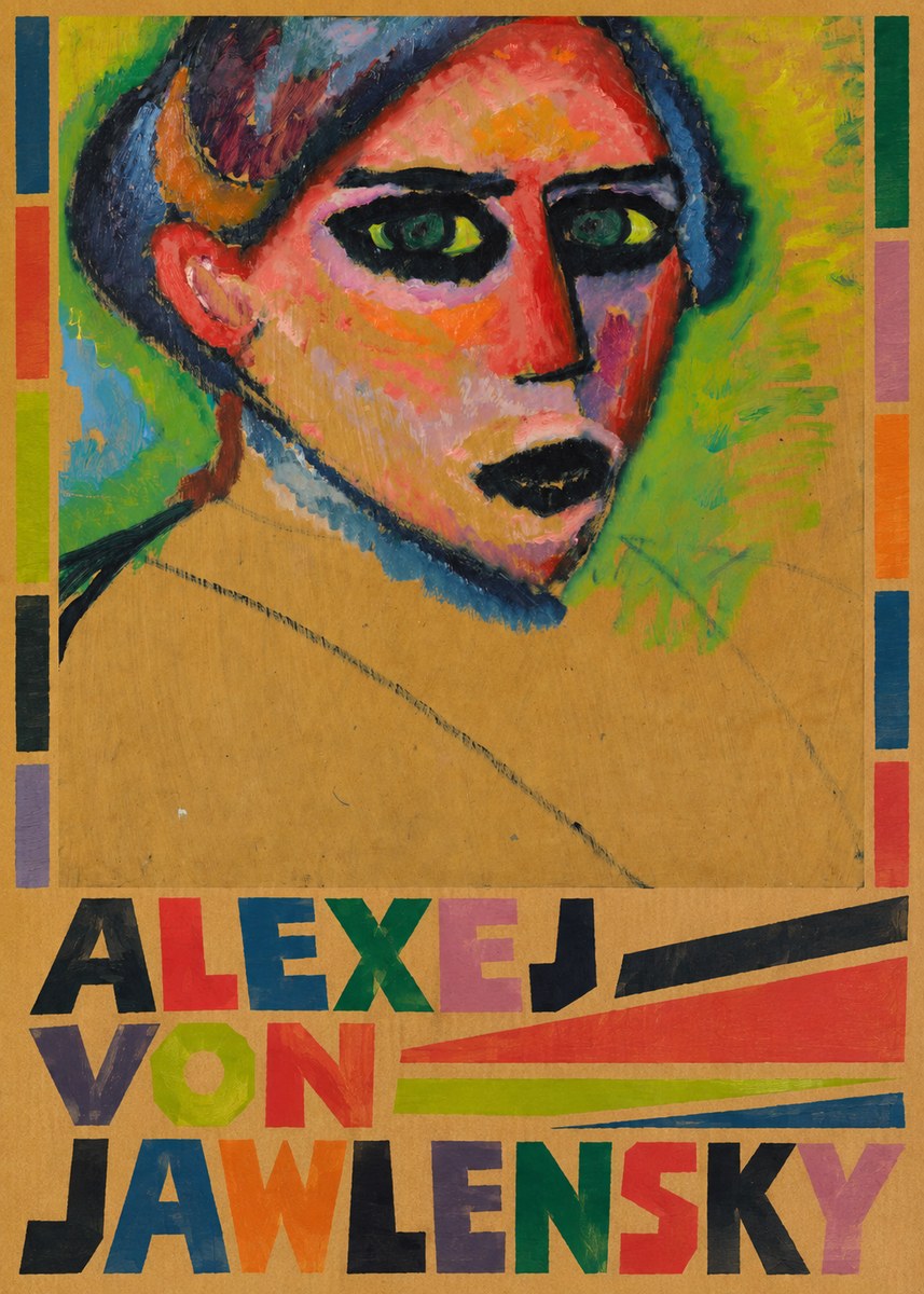Alexej von Jawlensky Expressionist Head No4 - Poszter