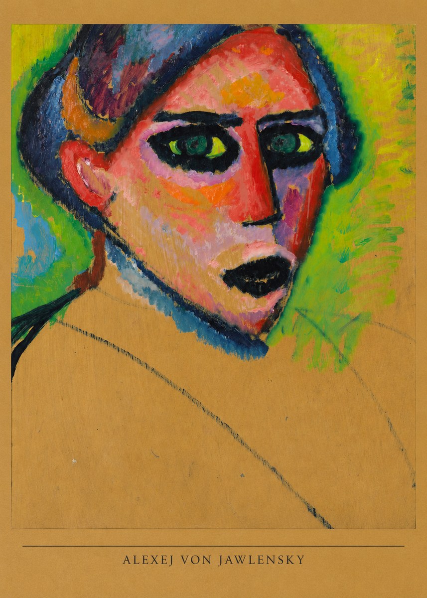 Alexej von Jawlensky Expressionist Head No6 - Poszter