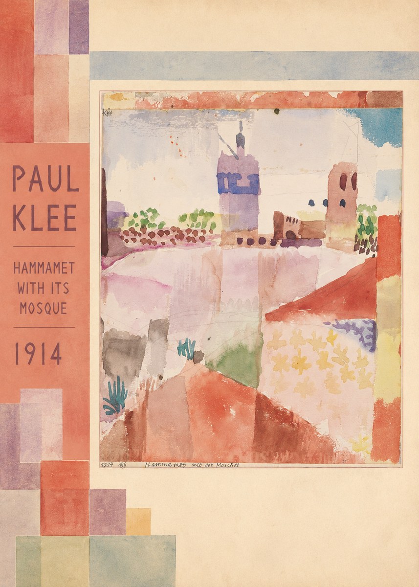 Paul Klee Hammamet with Its Mosque No2 - Poszter