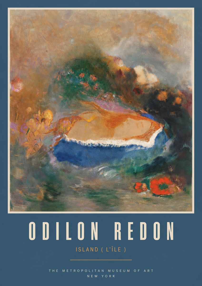 Odilon Redon Island (L'île) No2 - Poszter