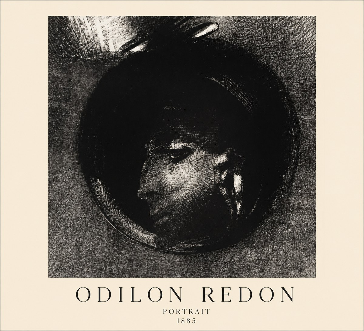 Odilon Redon Portrait No1 - Poszter
