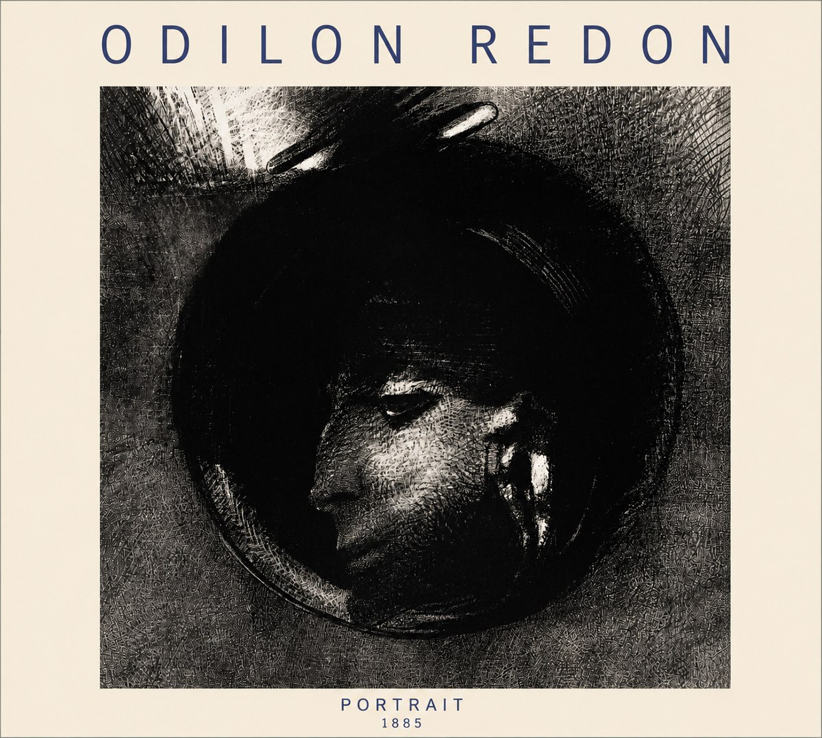 Odilon Redon Portrait No4 - Poszter