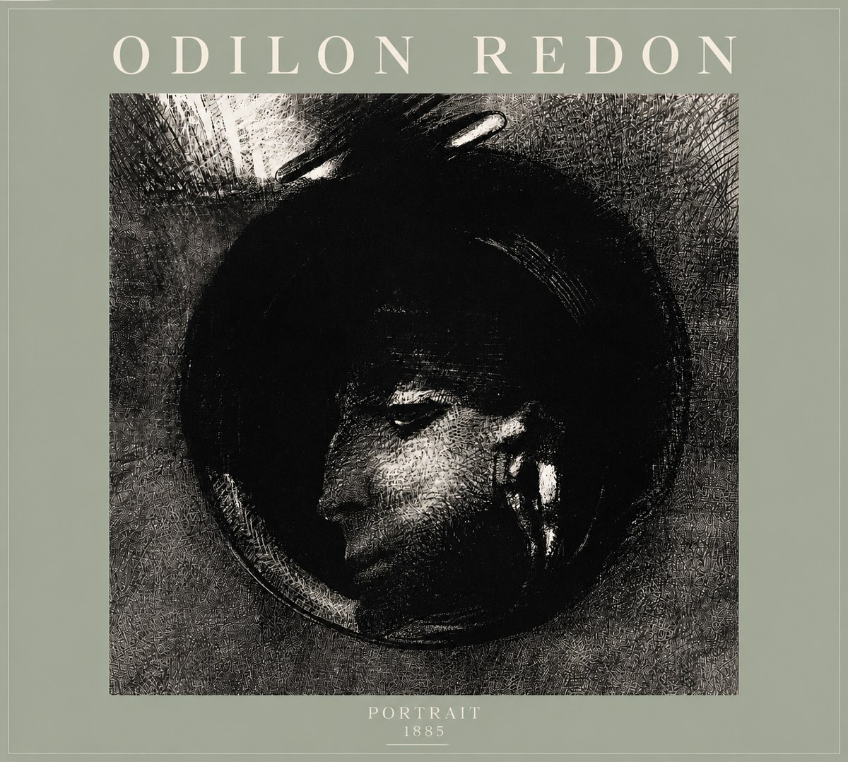 Odilon Redon Portrait No5 - Poszter