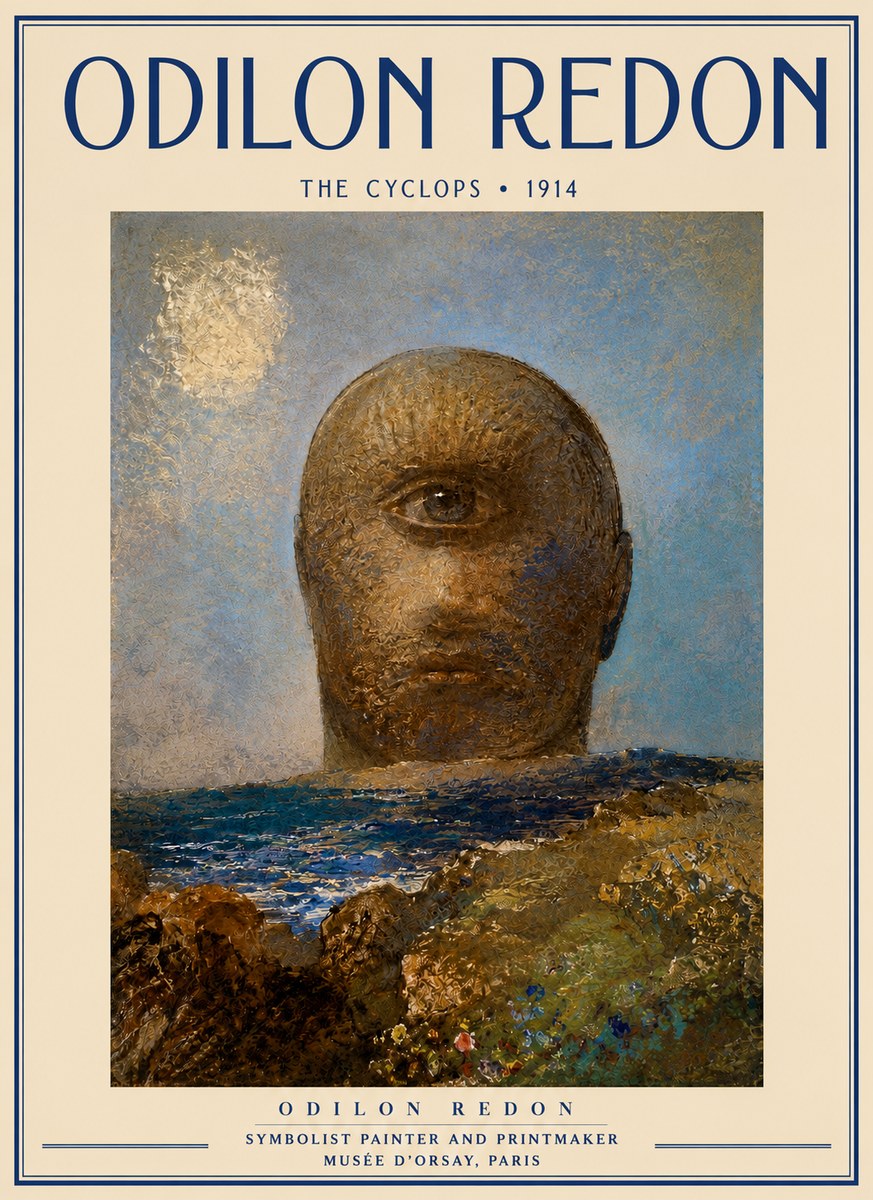 Odilon Redon The Cyclops I No3 - Poszter