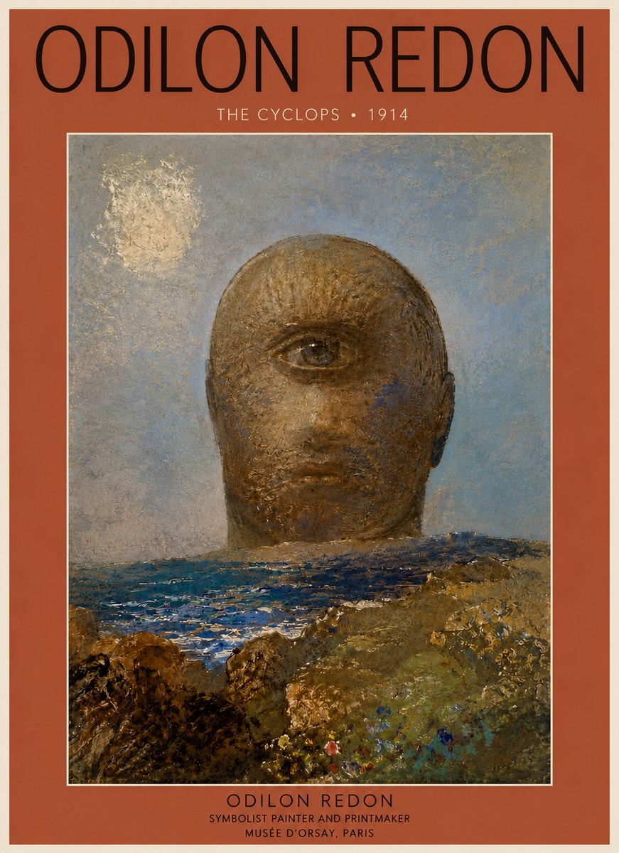 Odilon Redon The Cyclops I No5 - Poszter