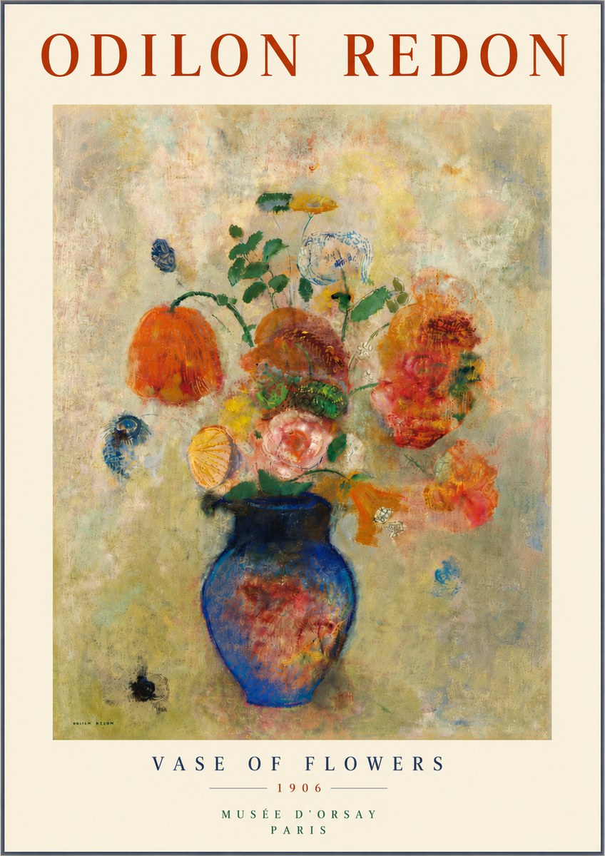 Odilon Redon Vase of Flowers No5 - Poszter