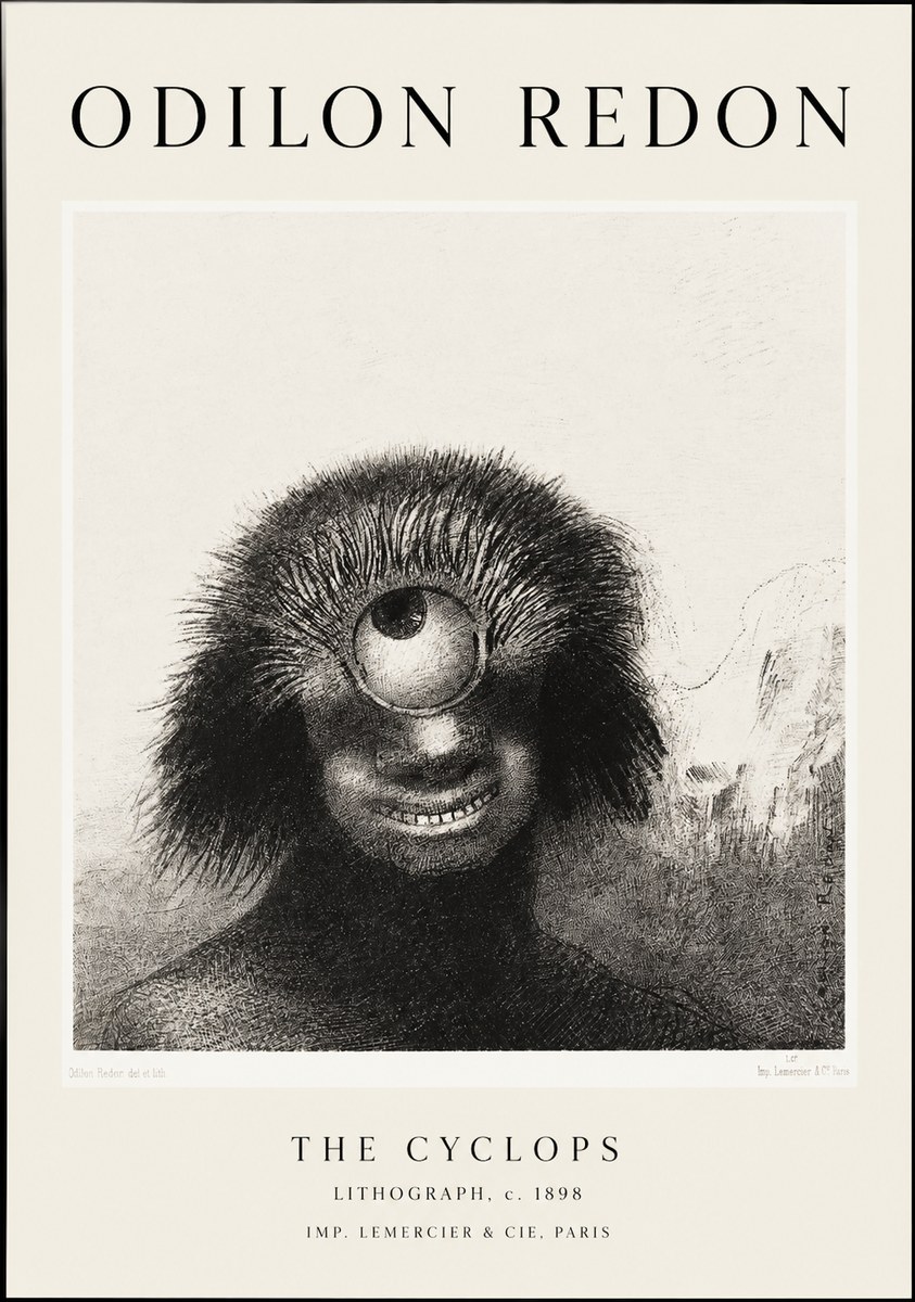 Odilon Redon The Cyclops II No1 - Poszter