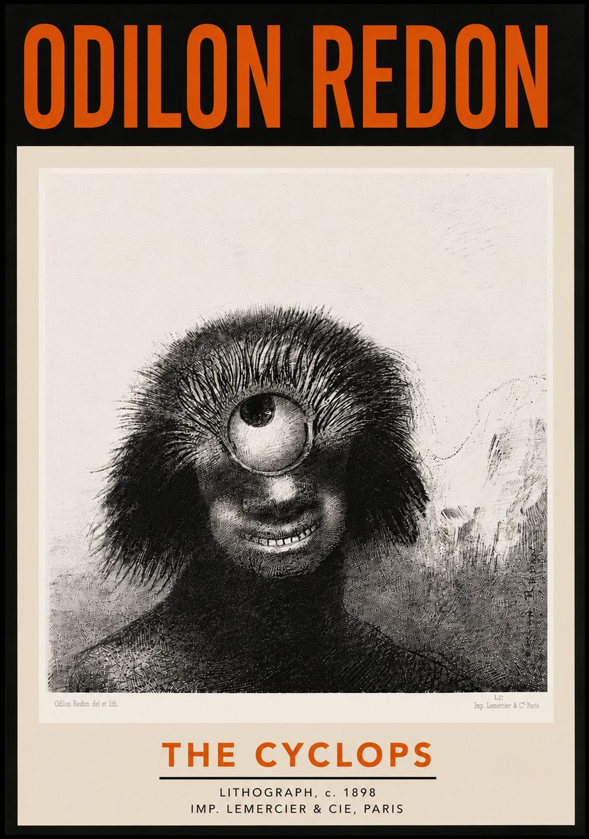 Odilon Redon The Cyclops II No5 - Poszter