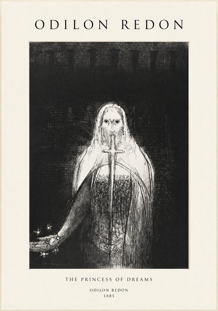Odilon Redon The Princess of Dreams No1 - Poszter