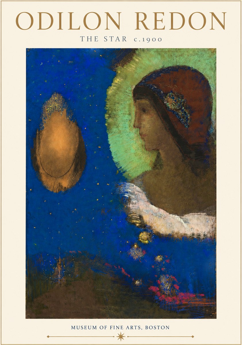 Odilon Redon The Star No4 - Poszter