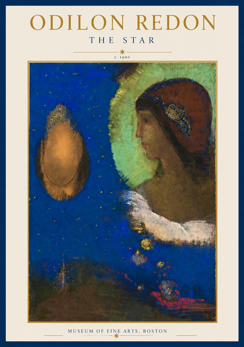Odilon Redon The Star No5 - Poszter