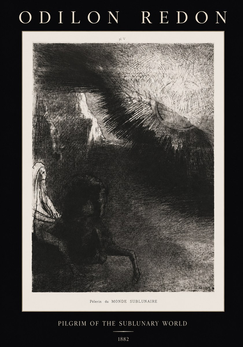 Odilon Redon Pèlerin Du Monde Sublunaire No1 - Poszter