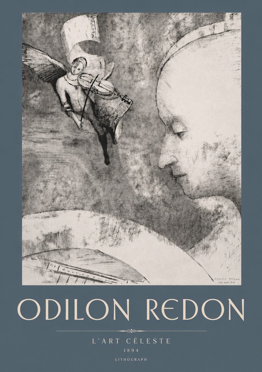 Odilon Redon L'art Céleste No2 - Poszter