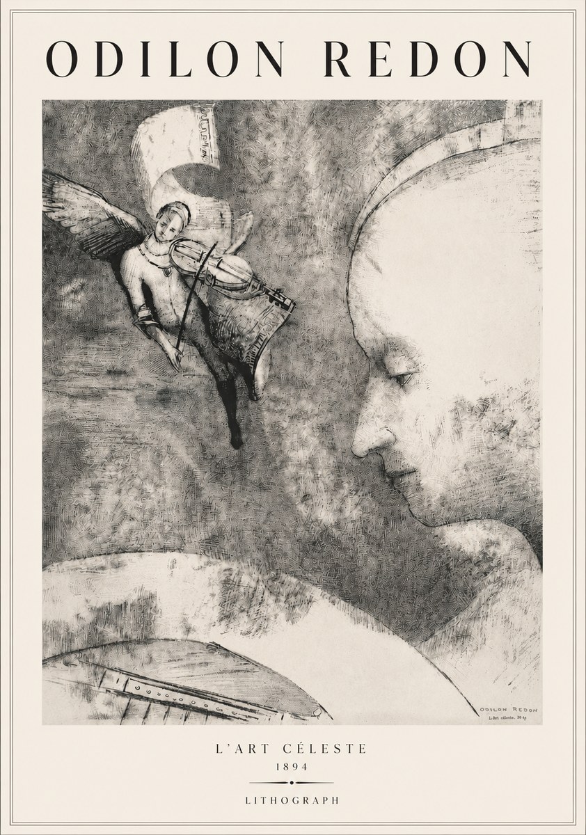 Odilon Redon L'art Céleste No3 - Poszter