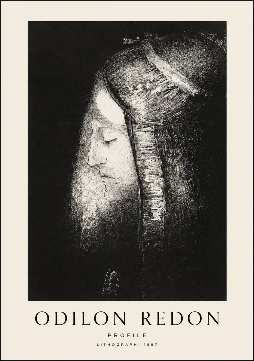 Odilon Redon Profile No1 - Poszter