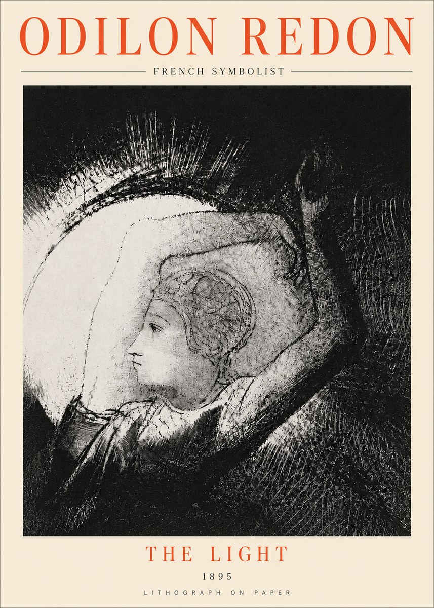 Odilon Redon The Light No4 - Poszter