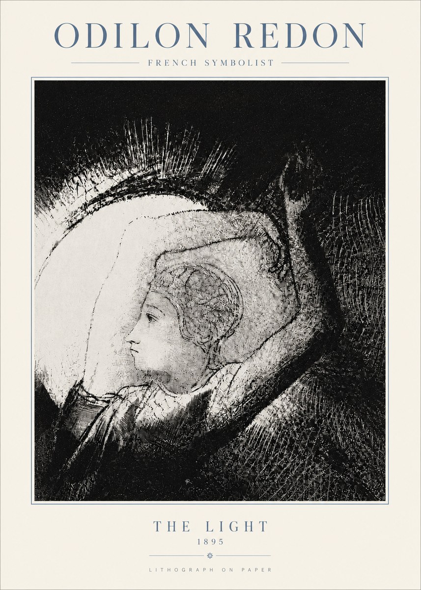 Odilon Redon The Light No5 - Poszter