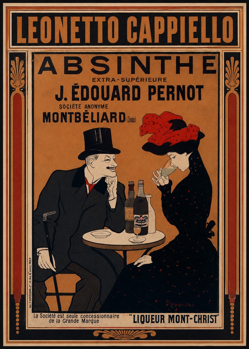 Leonetto Cappiello Absinthe J. Édouard Pernot No1 - Poszter