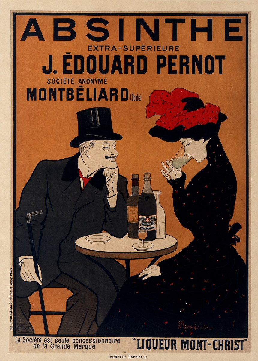 Leonetto Cappiello Absinthe J. Édouard Pernot No6 - Poszter