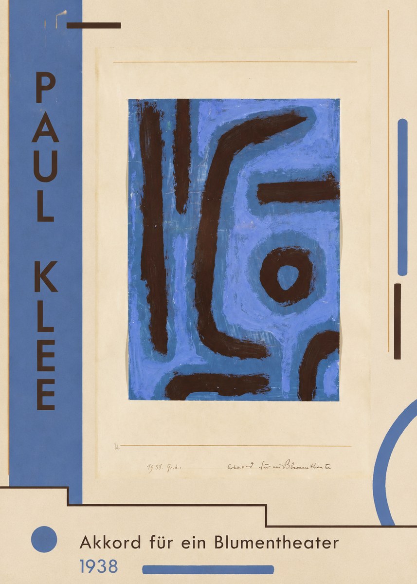 Paul Klee Akkord Für Ein Blumentheater No2 - Poszter