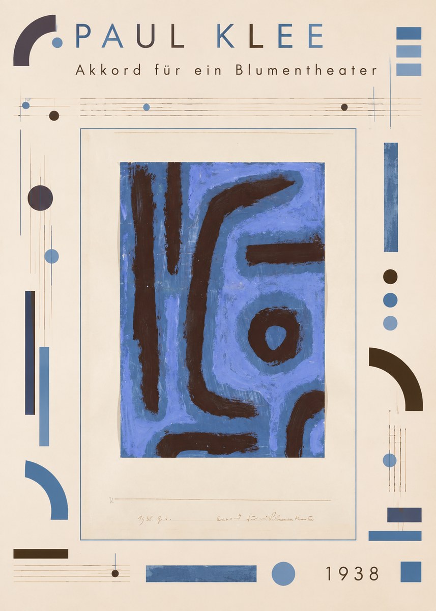 Paul Klee Akkord Für Ein Blumentheater No4 - Poszter