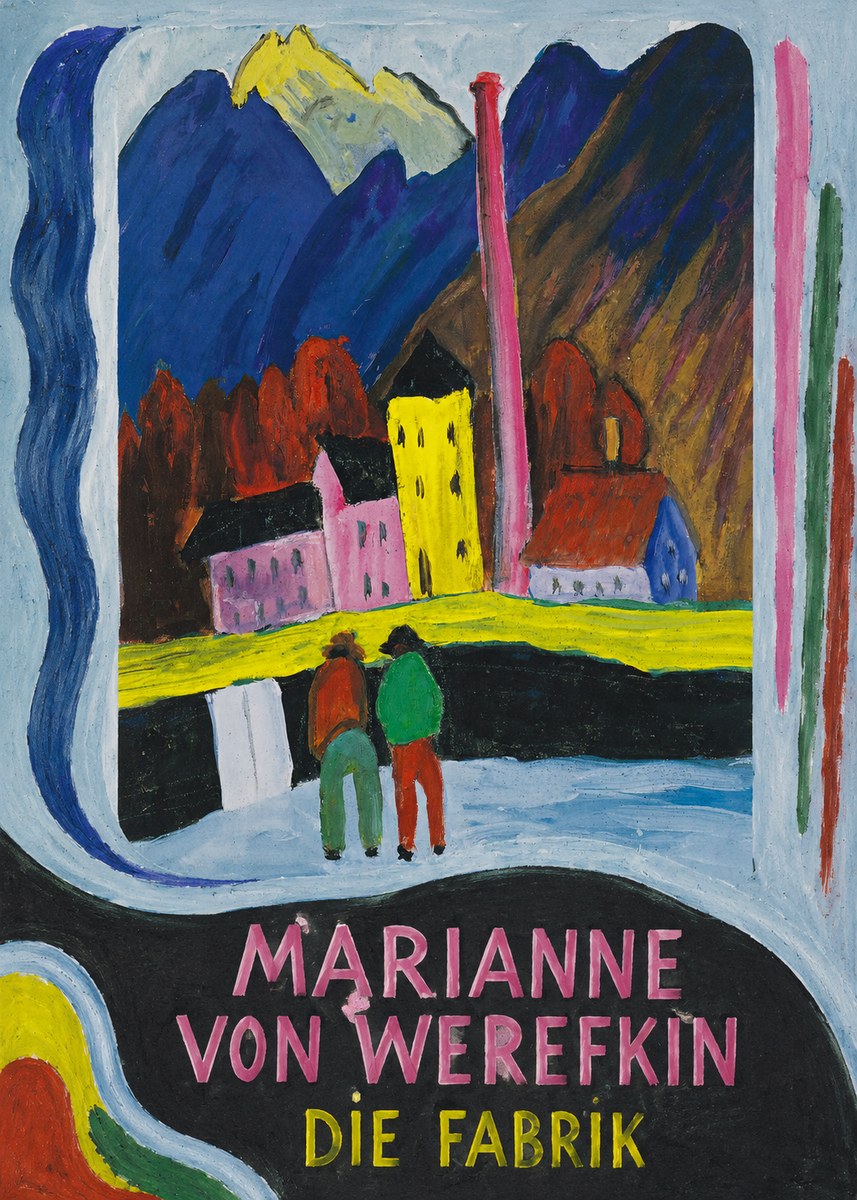 Marianne von Werefkin Die Fabrik No5 - Poszter