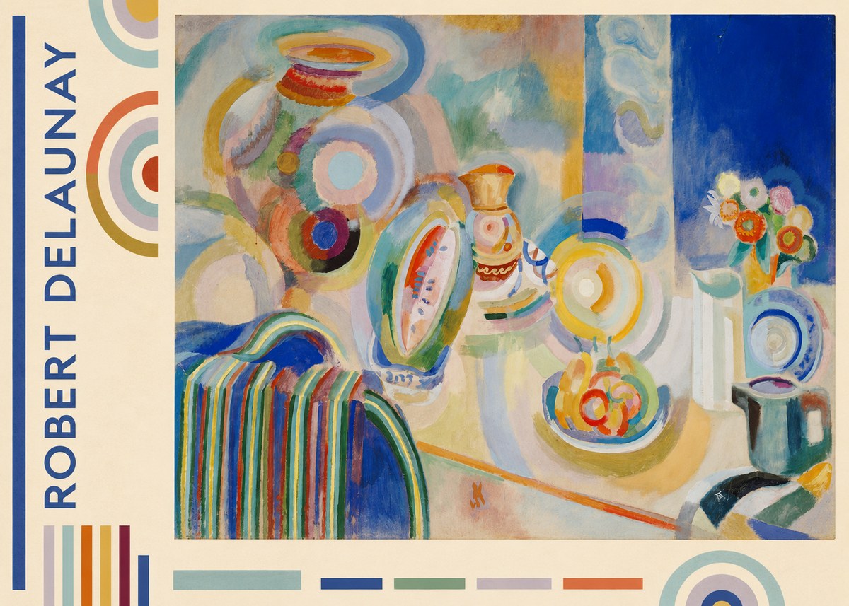 Robert Delaunay Nature Morte Portugaise No2 - Poszter