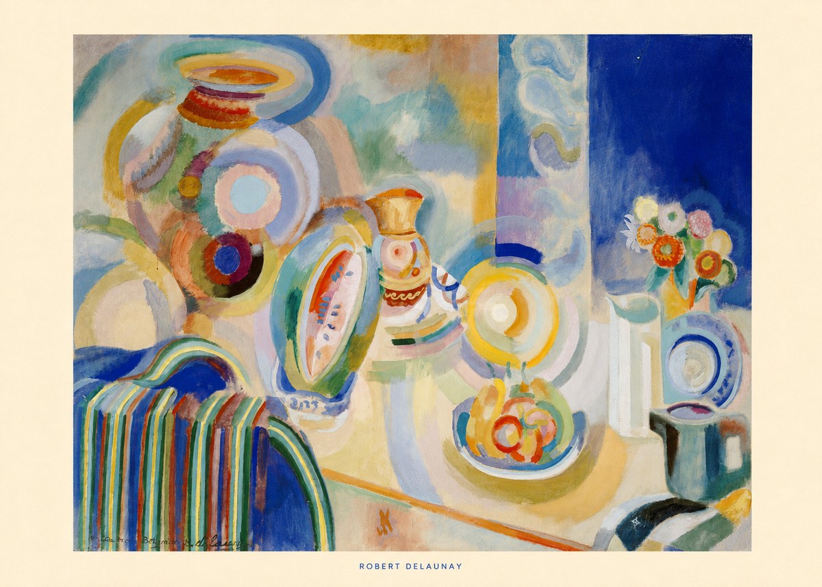 Robert Delaunay Nature Morte Portugaise No6 - Poszter