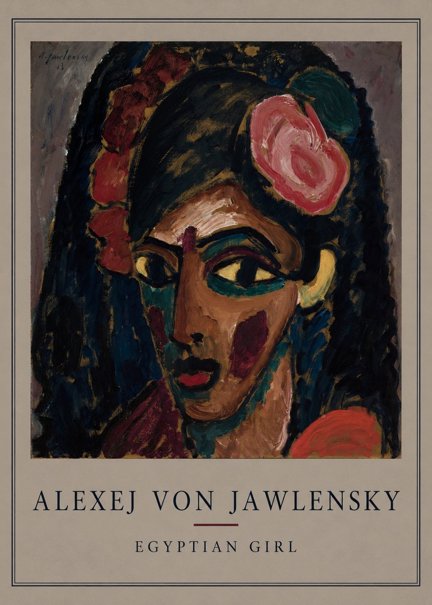 Alexej von Jawlensky Egyptian Girl No4 - Poszter