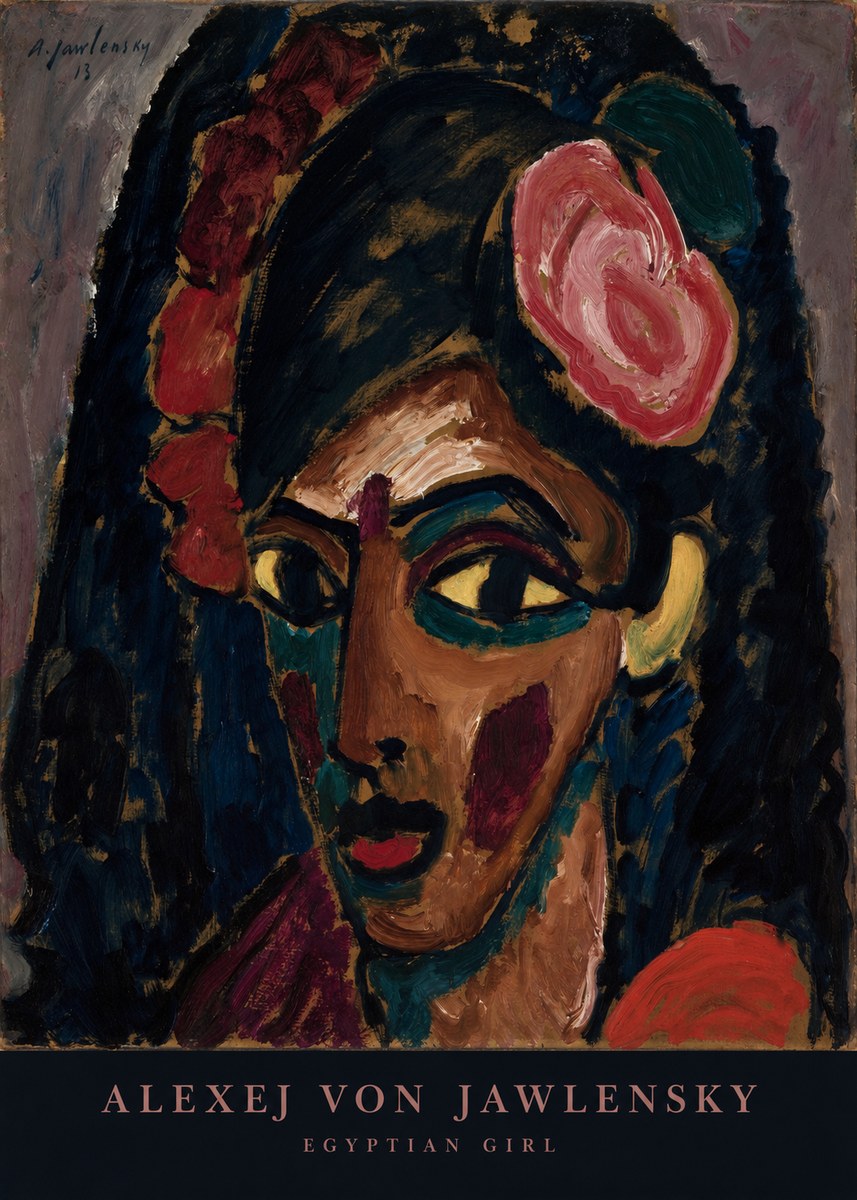 Alexej von Jawlensky Egyptian Girl No6 - Poszter
