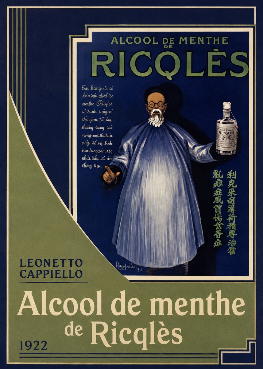 Leonetto Cappiello Alcool De Menthe De Ricqlès II No2 - Poszter