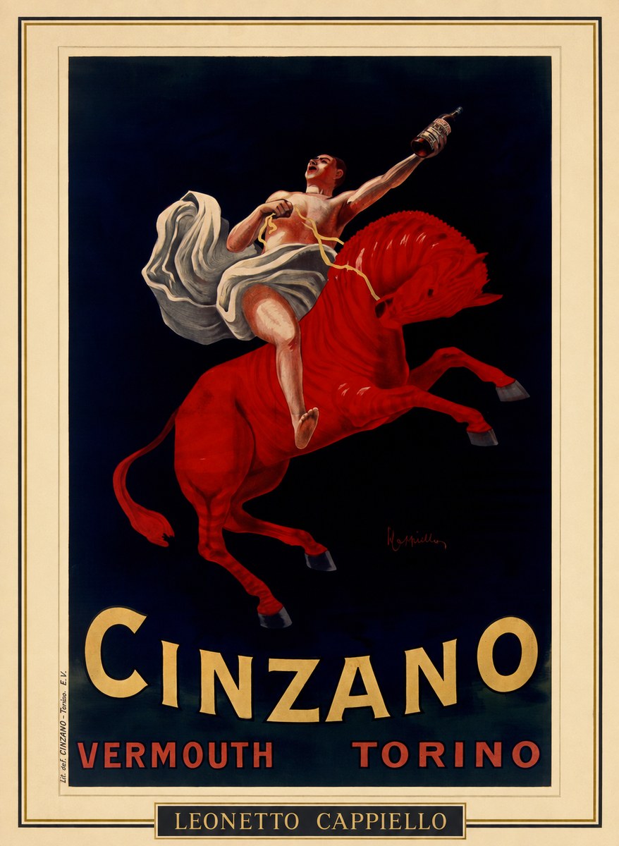 Leonetto Cappiello Cinzano Vermouth No1 - Poszter