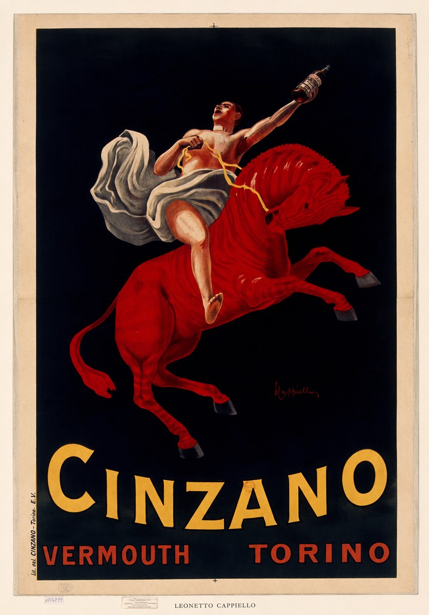 Leonetto Cappiello Cinzano Vermouth No6 - Poszter