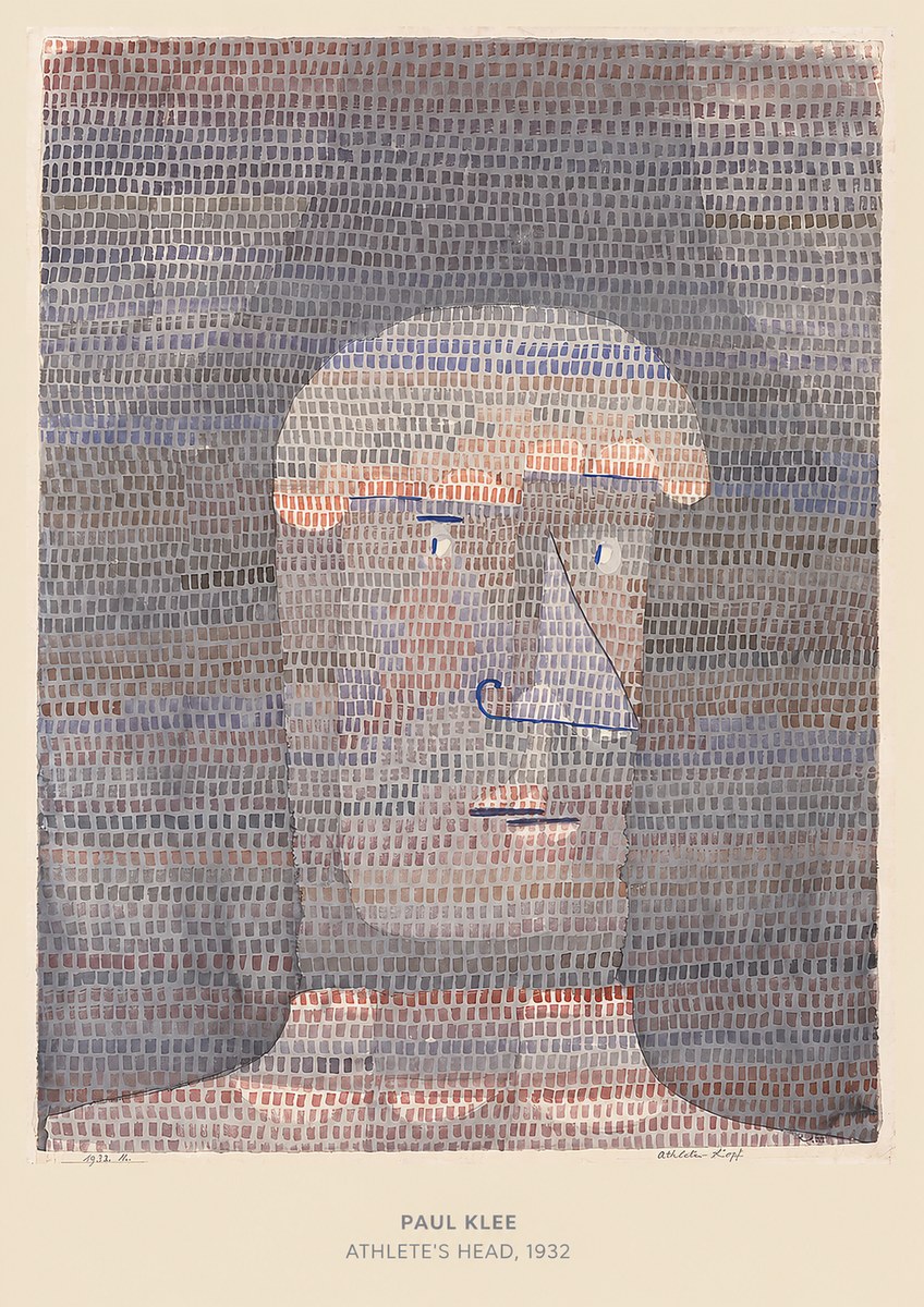 Paul Klee Athlete's Head No4 - Poszter